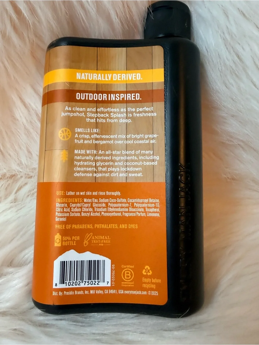 Every Man JackFull Court Collection Hydrating Body Wash - Orange Stepback Splash